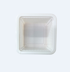 四方PP豆腐盒代工｜12 × 12 × 5 cm食品包裝盒